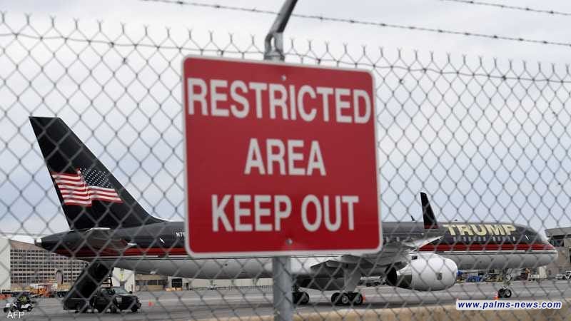 جناح طائرة ترامب يصطدم بطائرة خاصة في مطار بفلوريدا